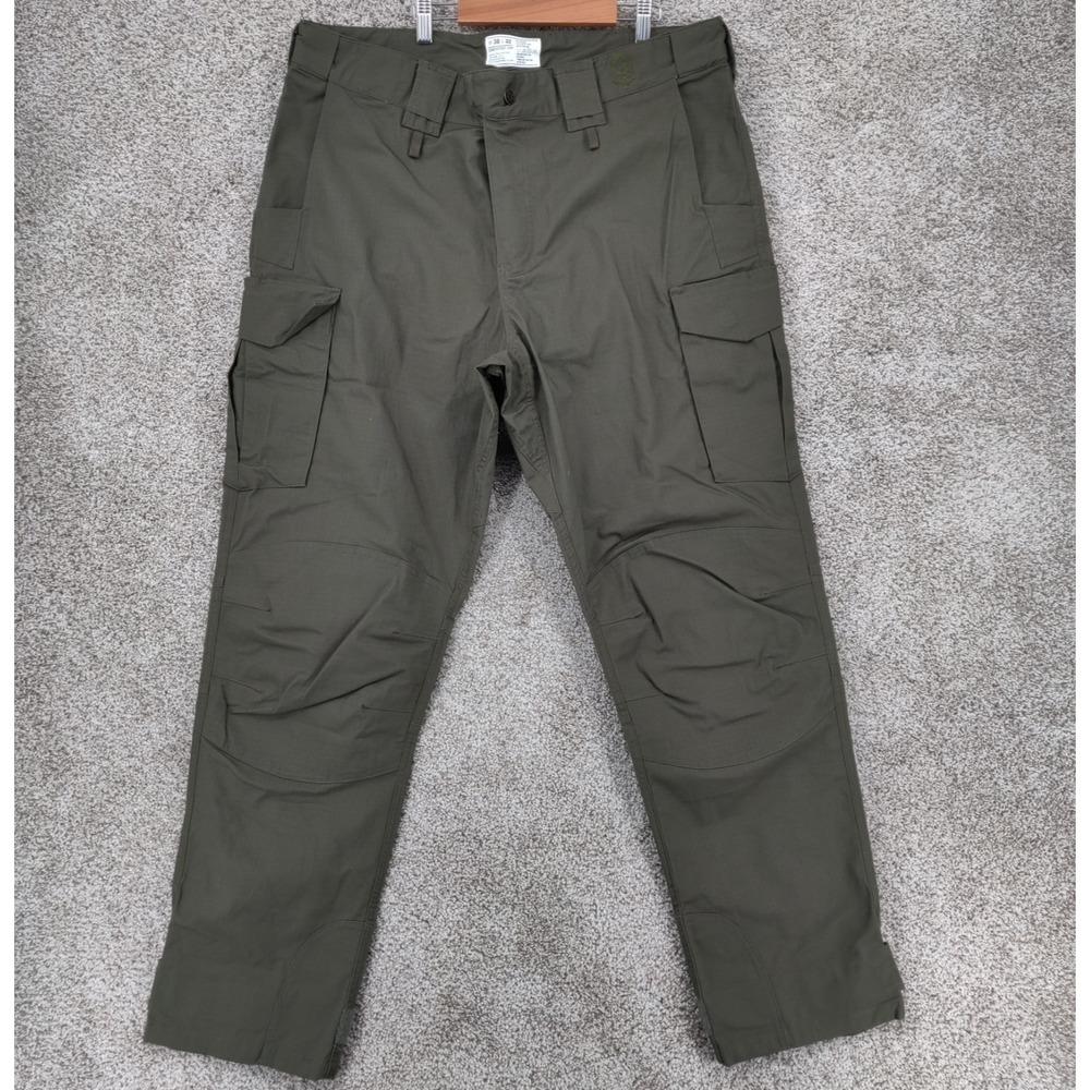 Zero Foxtrot Cargo Pants Mens 38x32 Green Ripstop Tactical Workwear